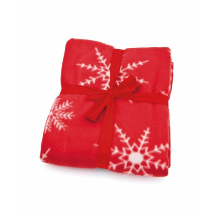 Couverture personnalisable avec motif de Noël en Polaire 200g/m2 - Landak