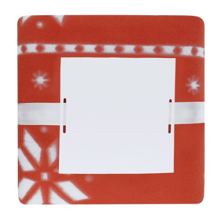 Couverture personnalisable avec motifs de Noël en polyester RPET 200g/m2- Yalanny