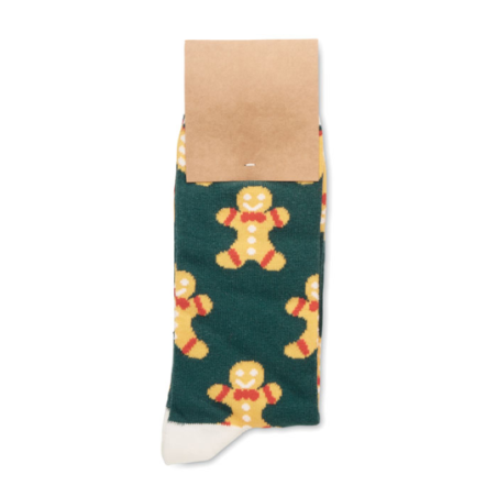 Chaussettes de Noël publicitaire en coton et polyester Taille L