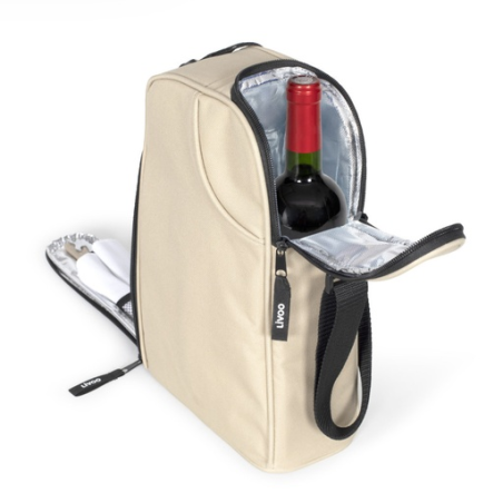 Sac apéritif personnalisable isotherme 2 personnes en polyester 600D