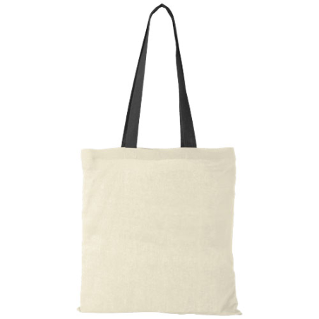 Tote bag publicitaire en coton Nevada 100 gr/m² avec poignées de couleur 7L