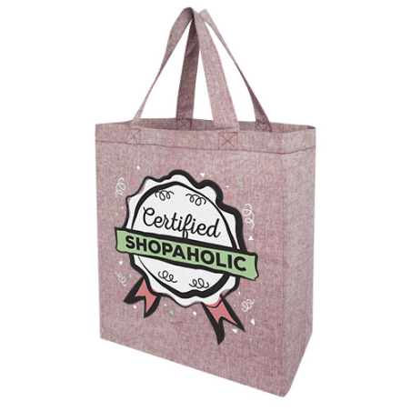 Tote bag publicitaire Pheebs à soufflets en matières recyclées 150 g/m² 13L