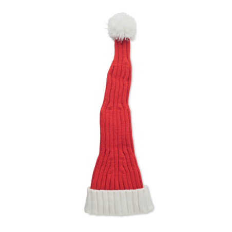 Bonnet de Noël personnalisable tricoté en polyester RPET