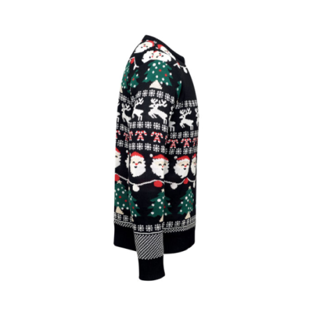 Pull de Noël personnalisable avec 10 lumières LED taille S/XM piles incluses