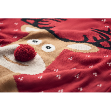 Pull de Noël personnalisable motif Renne avec 10 lumières LED taille L/XL piles incluses