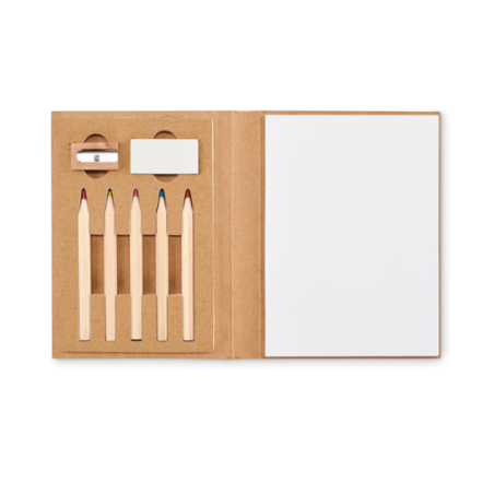 Set de dessin personnalisable pour enfant avec 60 feuilles et accessoires