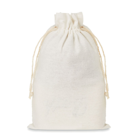 Set de bain personnalisé dans une pochette en jute avec fenêtre PEVA