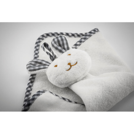 Doudou lapin personnalisable en polyester velour