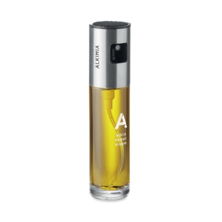 Vaporisateur personnalisé pour assaisonnement en verre avec couvercle en acier inoxydable 100ml