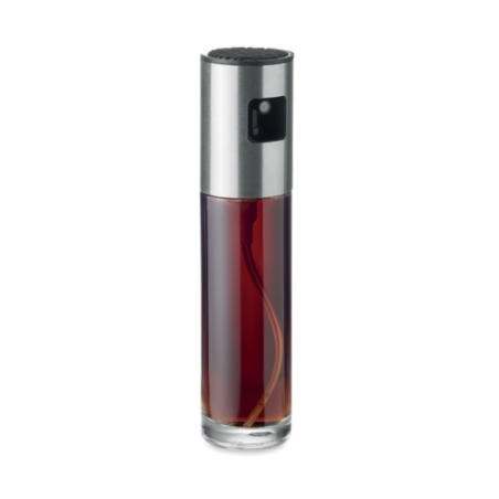 Vaporisateur personnalisé pour assaisonnement en verre avec couvercle en acier inoxydable 100ml