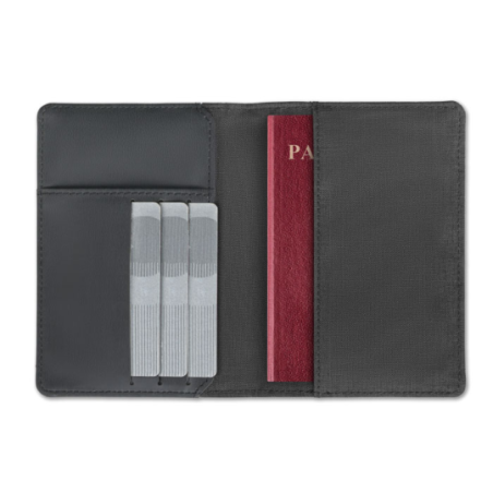 Etui personnalisable pour passeport RFID en polyester