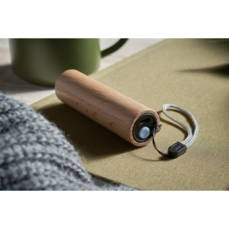 Torche personnalisable rechargeable en bois