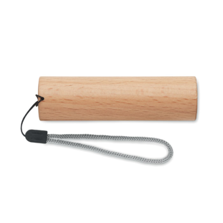 Torche personnalisable rechargeable en bois