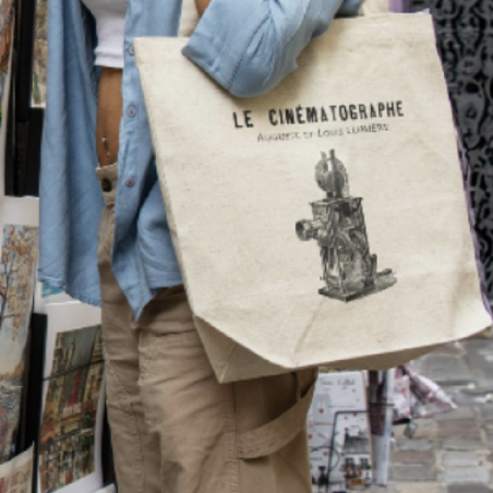 Tote bag personnalisé en coton et chanvre 340g/m2 Made in France - Compiègne