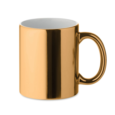 Mug personnalisable en céramique métalisée