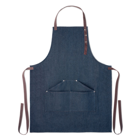 Tablier personnalisable en denim 240 gr/m² avec 3 poches