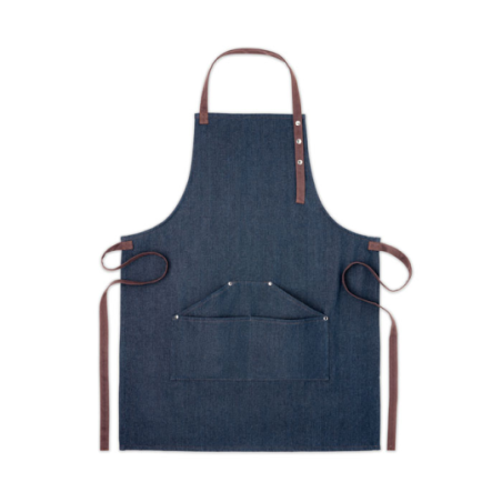 Tablier personnalisable en denim 240 gr/m² avec 3 poches