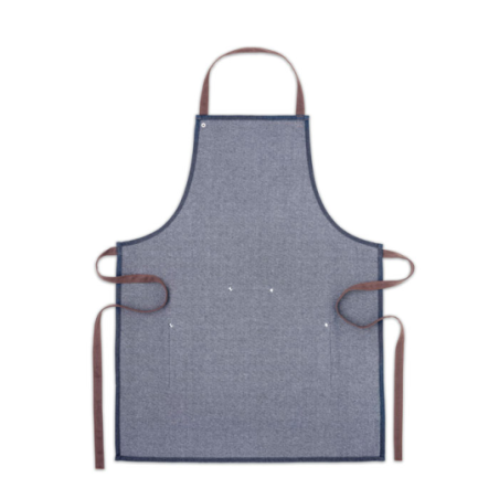 Tablier personnalisable en denim 240 gr/m² avec 3 poches