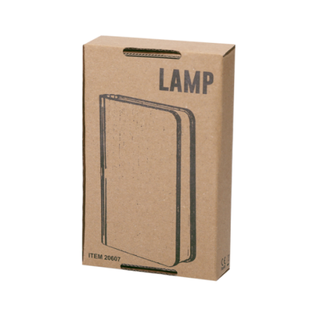 Lampe LED publicitaire en bois Joneson