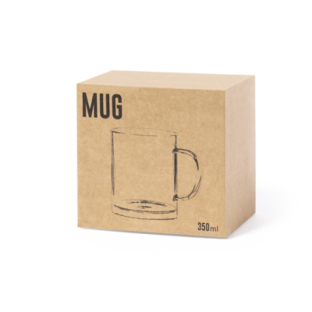 Mug en verre personnalisé 350ml - Brant