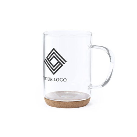 Mug en verre personnalisable 450ml - Hindras