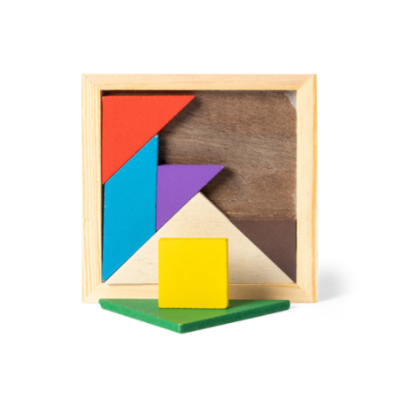 Puzzle personnalisable en bois 7 pièces Tangram