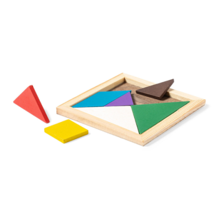 Puzzle personnalisable en bois 7 pièces Tangram