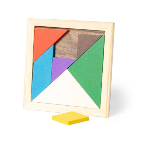 Puzzle personnalisable en bois 7 pièces Tangram