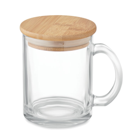 Mug en verre recyclé personnalisable 300 ml - CELESTIAL