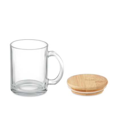 Mug en verre recyclé personnalisable 300 ml - CELESTIAL