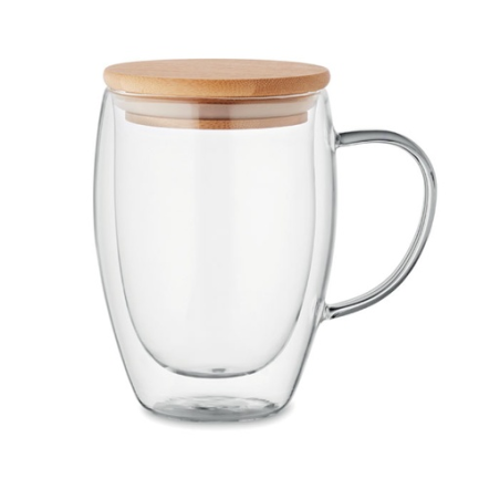 Mug en verre isotherme personnalisé 300ml - TIROL