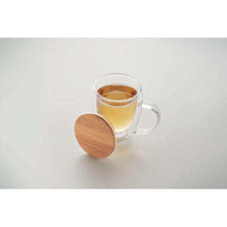 Mug en verre isotherme personnalisé 300ml - TIROL