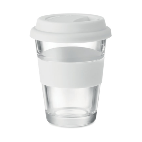 Mug en verre personnalisable et silicone 350ml - GELATO